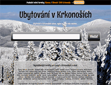 Tablet Screenshot of penzionvkrkonosich.cz